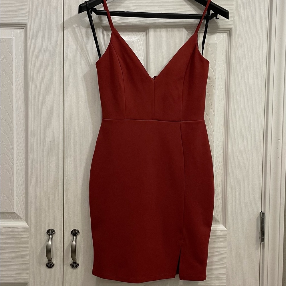 Orange papaya color dress